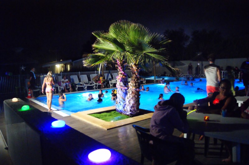 Amination piscine dans campin à Agde